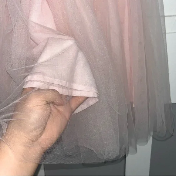 EUC Tutu Du Monde Blush Dress with Beaded & Sequin Details - Picture 4 of 9